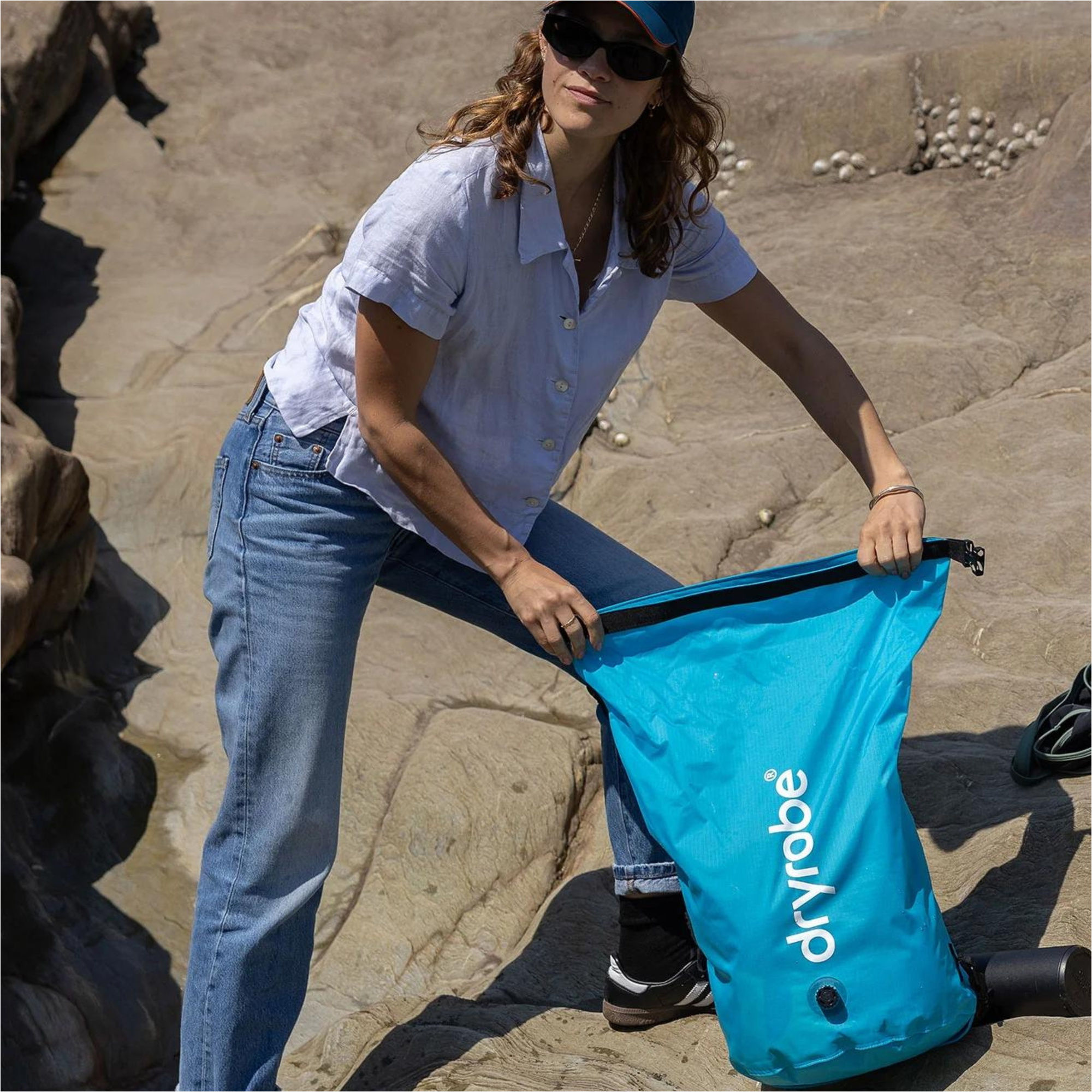 2026 Dryrobe Borsa Di Compressione COMPRESSIONBAG - Blue